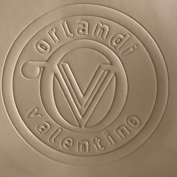 NEW VALENTINO Orlandi Vegan Leather Shoulder Crossbody Bag with Wallet Taupe - Picture 2 of 13